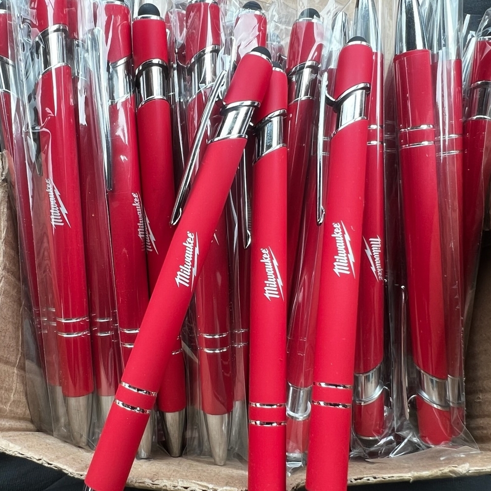Milwaukee Red Stylus Pens